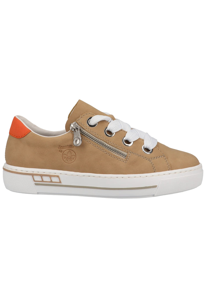 Rieker Sneaker Lederimitat Nude