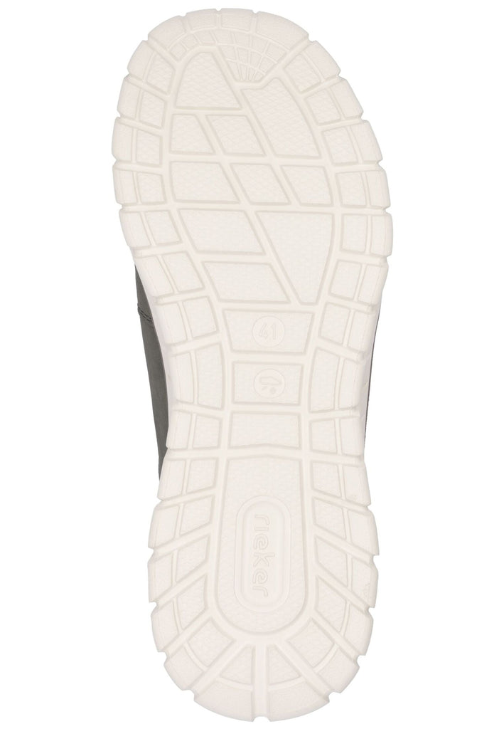 Rieker Sneaker Lederimitat Oliv/Braun