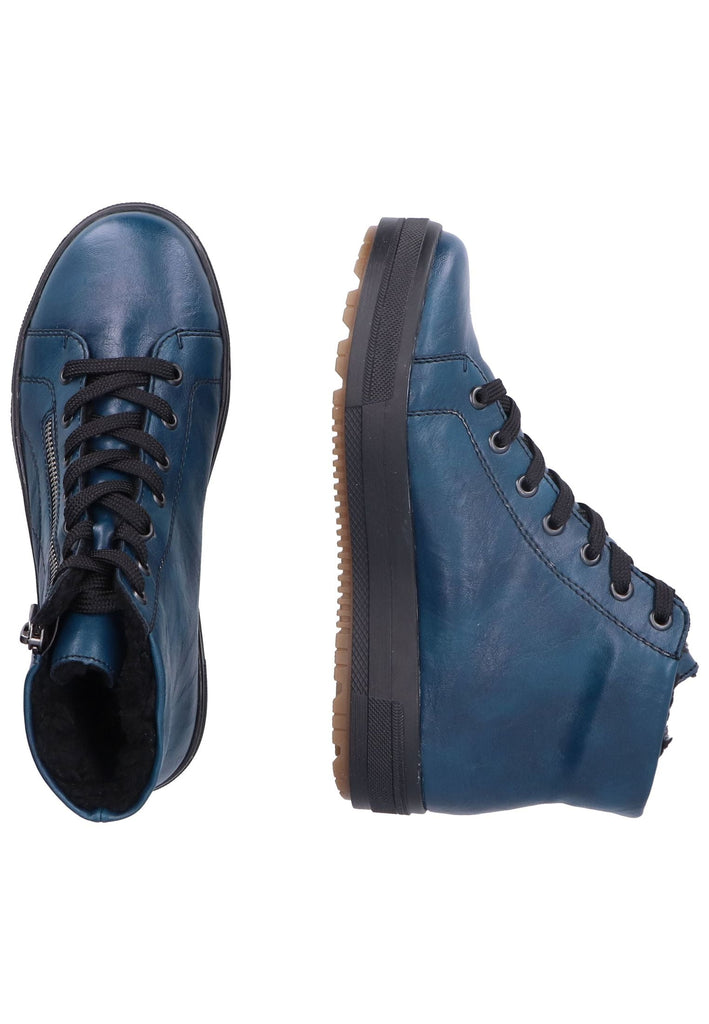 Rieker Sneaker Lederimitat Petrol