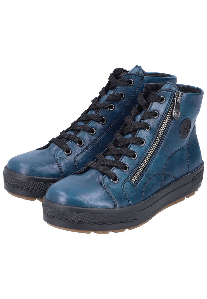 Rieker Sneaker Lederimitat Petrol