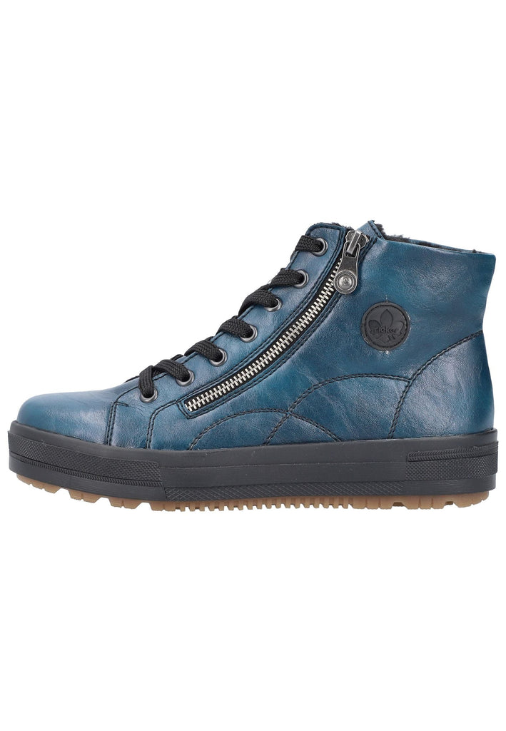 Rieker Sneaker Lederimitat Petrol