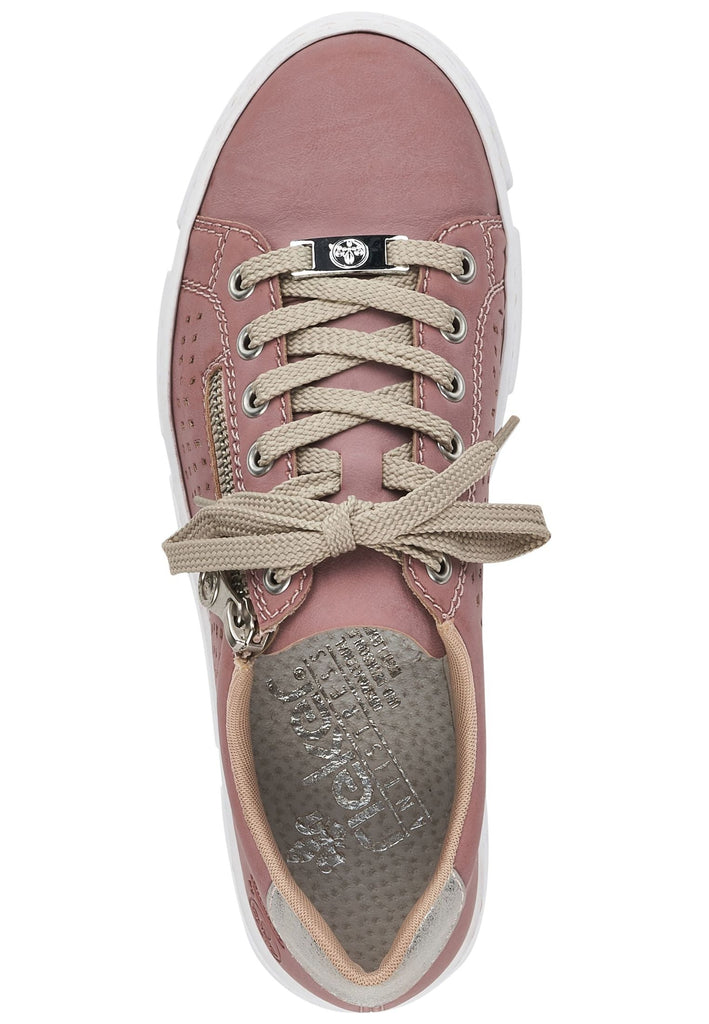 Rieker Sneaker Lederimitat Rose
