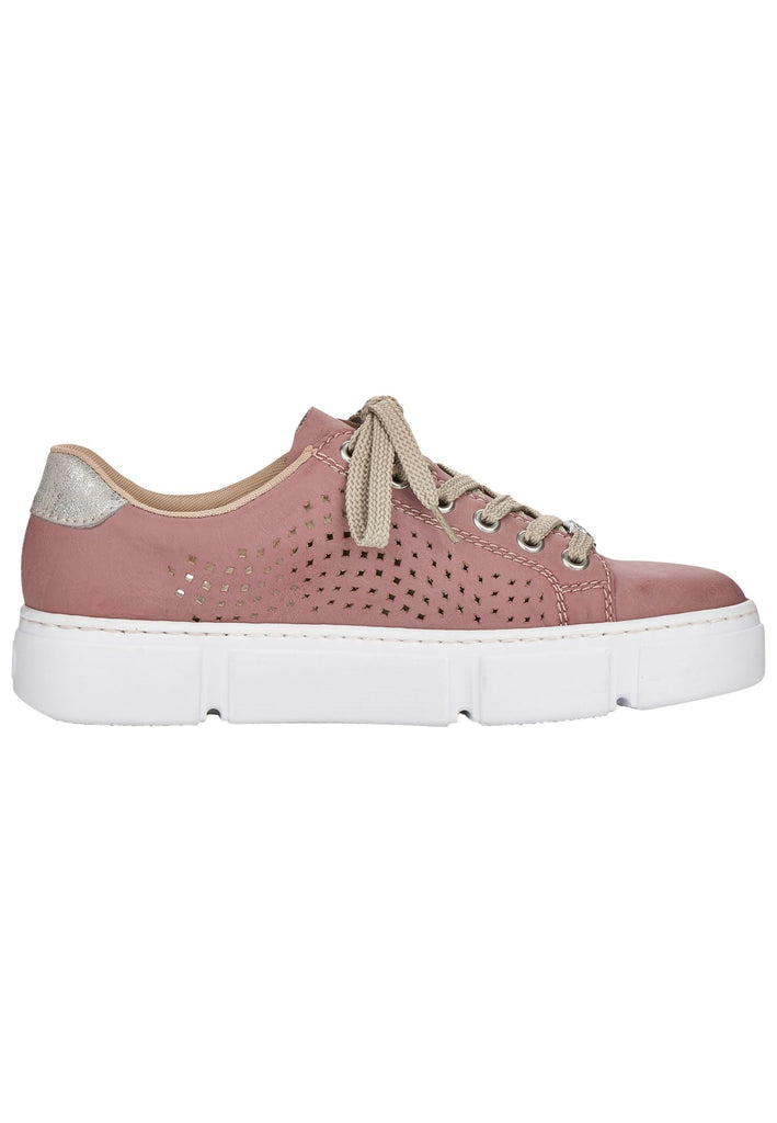 Rieker Sneaker Lederimitat Rose