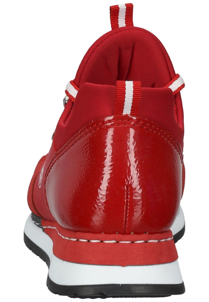 Rieker Sneaker Lederimitat Rot