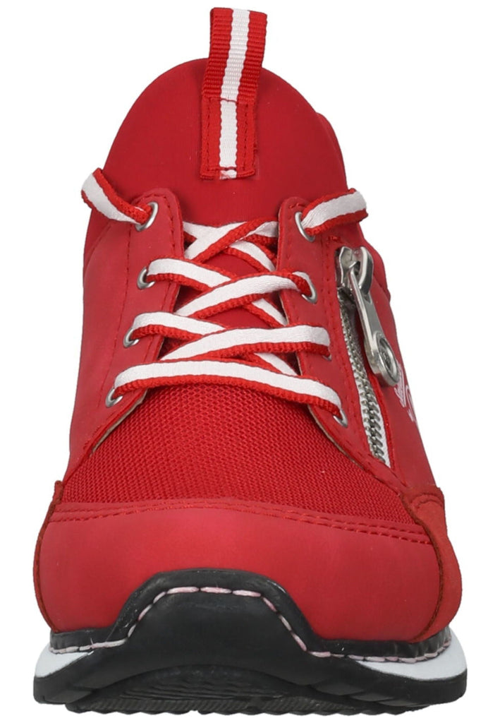 Rieker Sneaker Lederimitat Rot