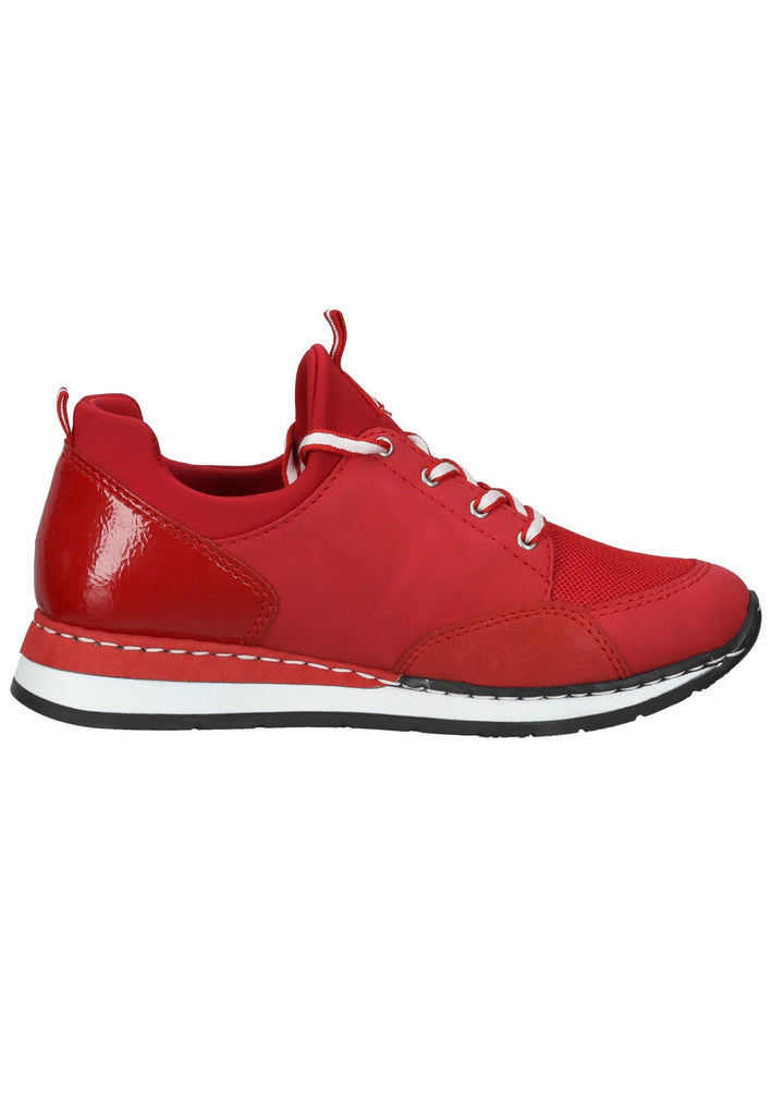 Rieker Sneaker Lederimitat Rot