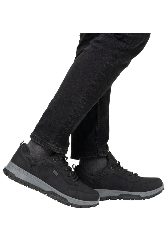 Rieker Sneaker Lederimitat Schwarz