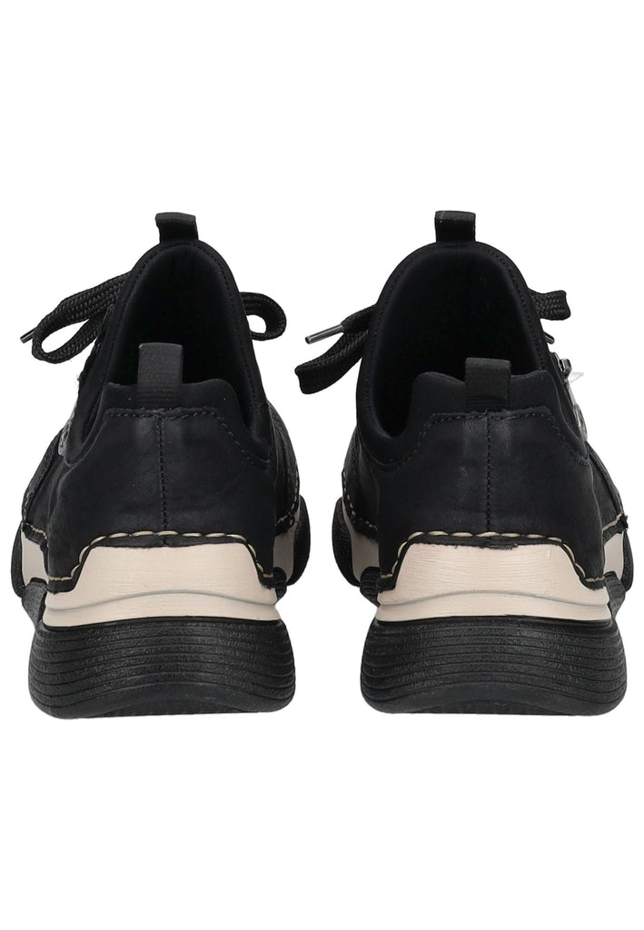 Rieker Sneaker Lederimitat Schwarz