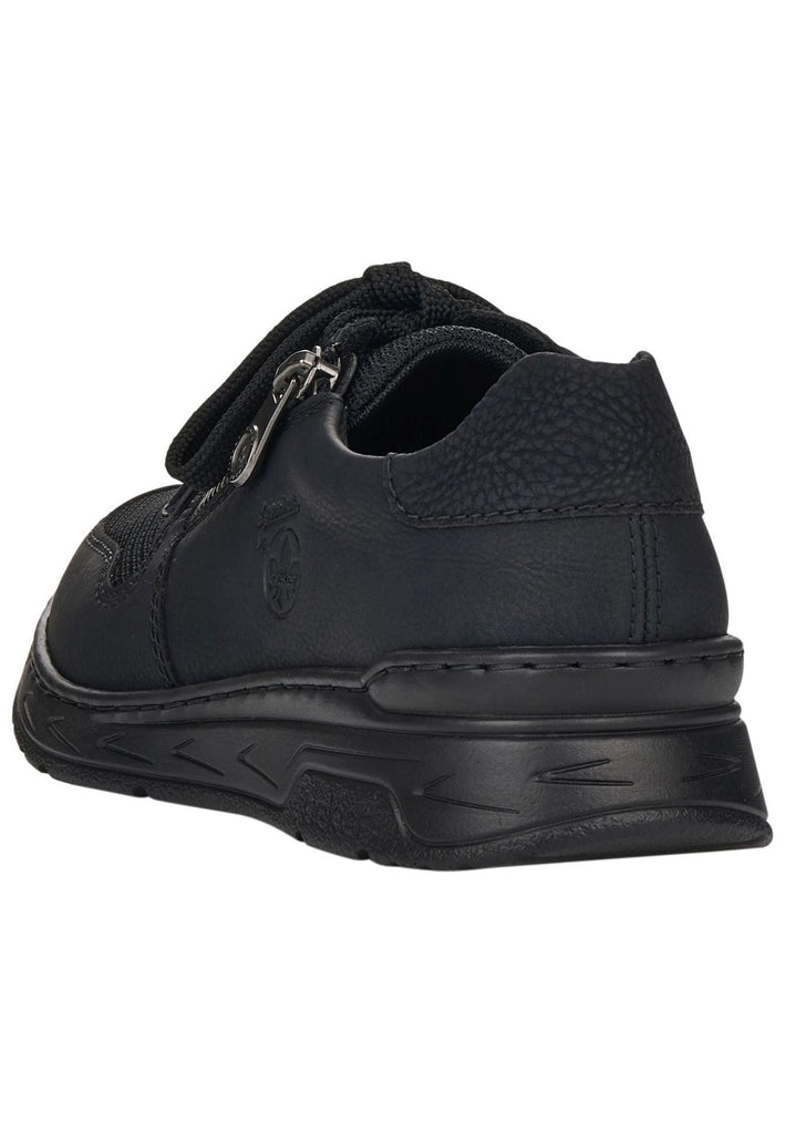 Rieker Sneaker Lederimitat Schwarz