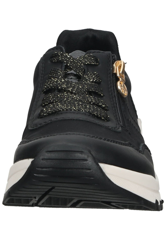 Rieker Sneaker Lederimitat Schwarz