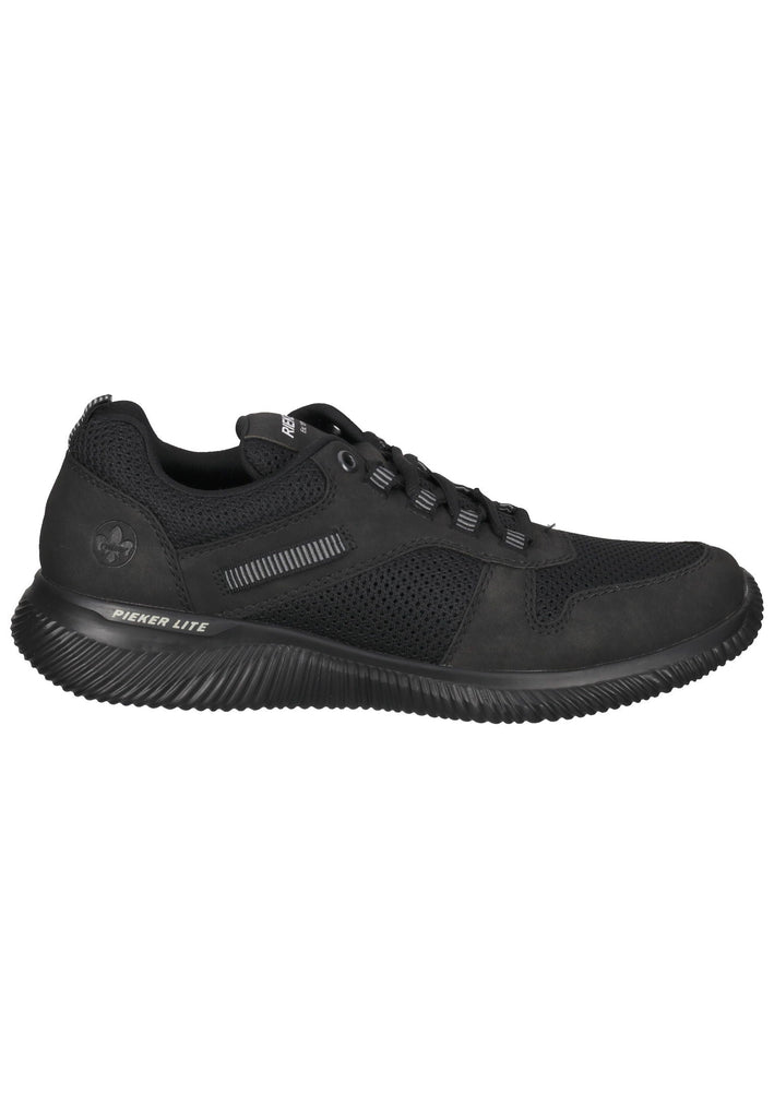 Rieker Sneaker Lederimitat Schwarz