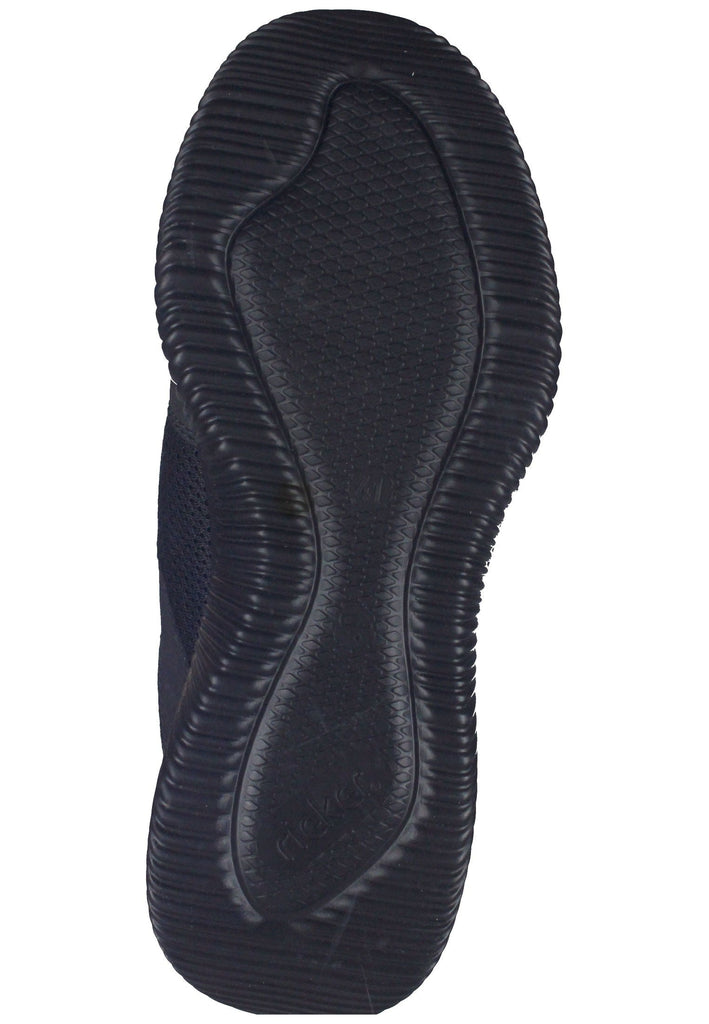Rieker Sneaker Lederimitat Schwarz