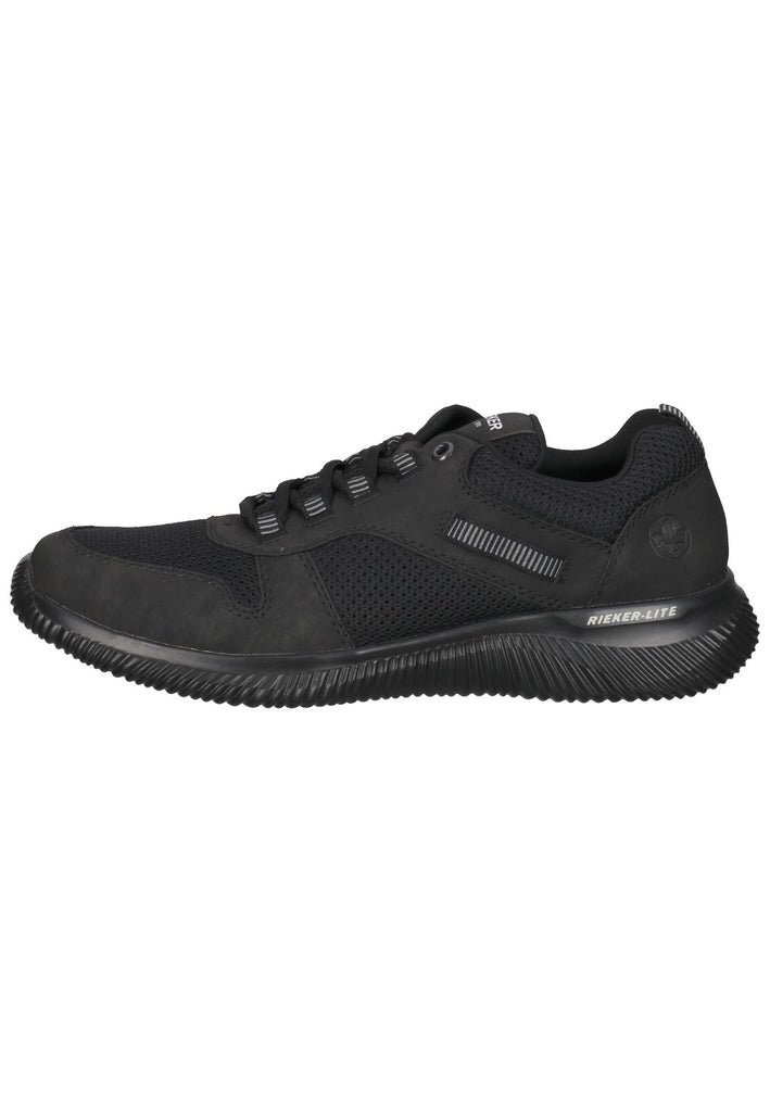 Rieker Sneaker Lederimitat Schwarz