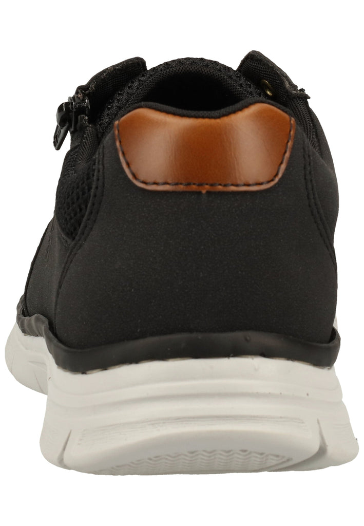 Rieker Sneaker Lederimitat Schwarz