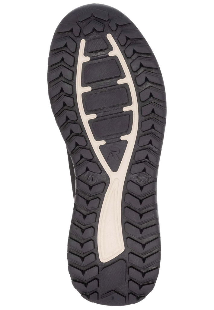 Rieker Sneaker Lederimitat Schwarz/Braun