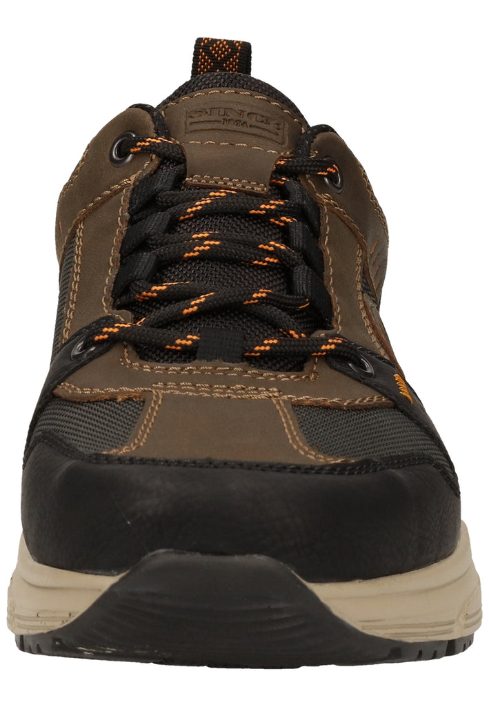 Rieker Sneaker Lederimitat Schwarz/Braun