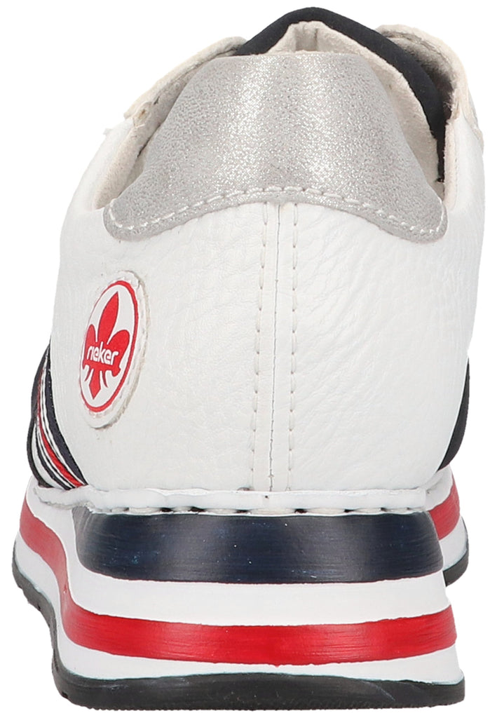Rieker Sneaker Lederimitat/Textil Blau/Weiß