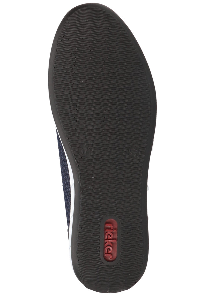Rieker Sneaker Lederimitat/Textil Dunkelblau
