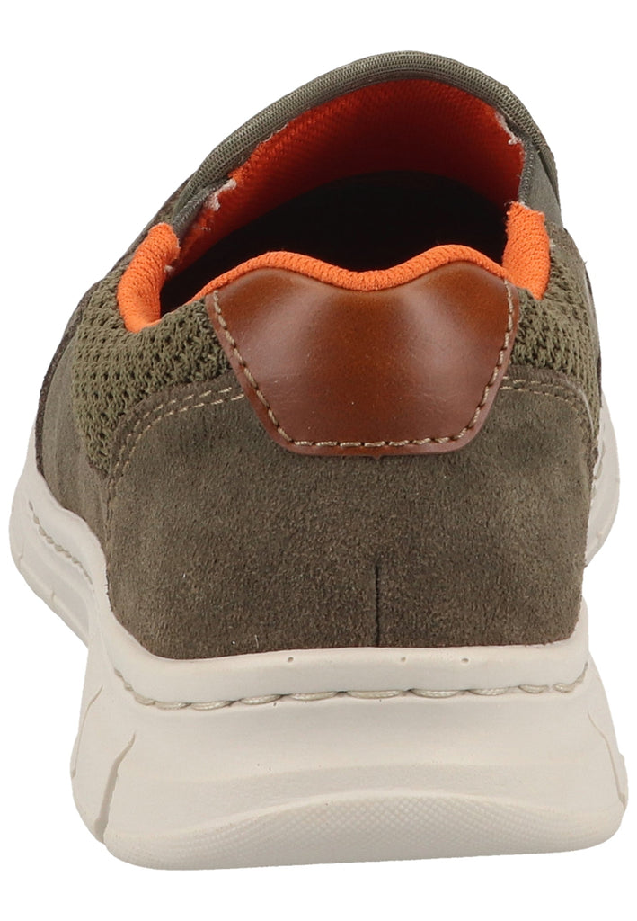 Rieker Sneaker Lederimitat/Textil Dunkelgrün
