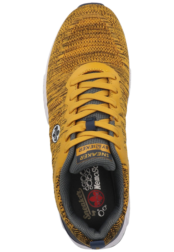 Rieker Sneaker Lederimitat/Textil Gelb