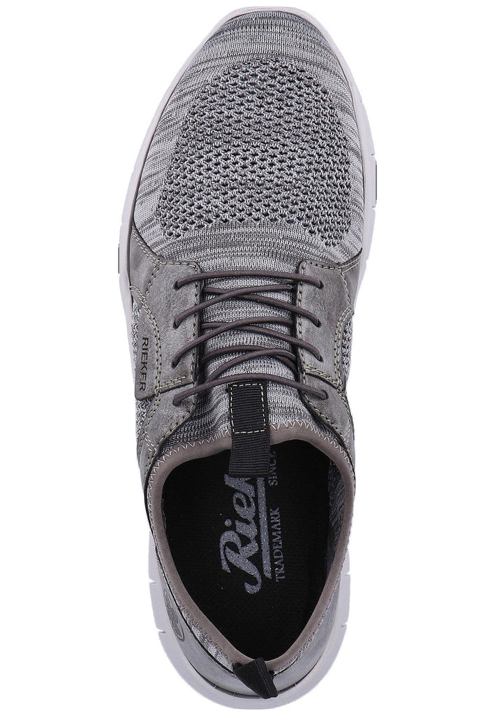 Rieker Sneaker Lederimitat/Textil Grau