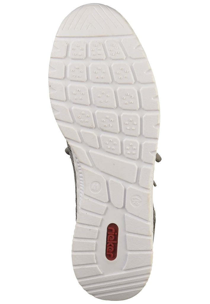 Rieker Sneaker Lederimitat/Textil Grau
