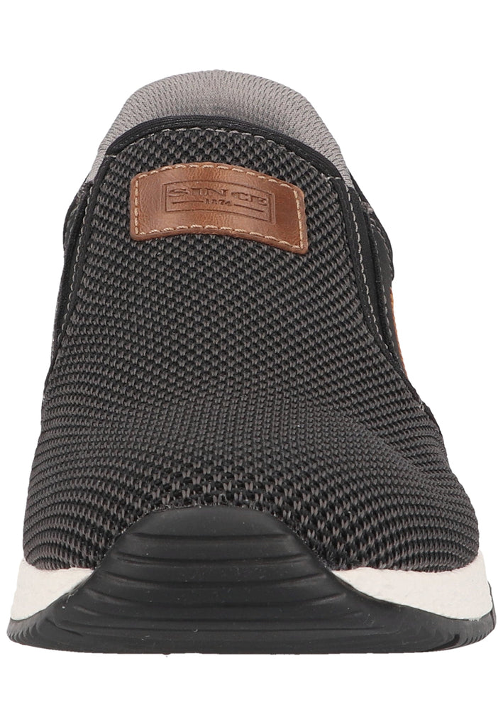 Rieker Sneaker Lederimitat/Textil Grau/Schwarz