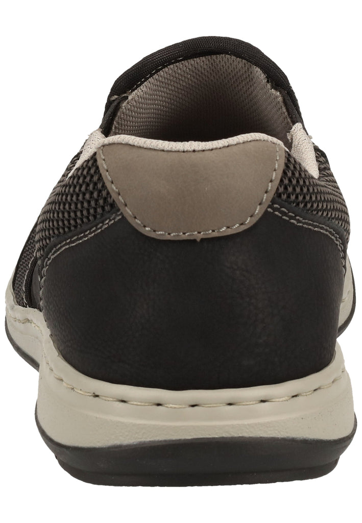Rieker Sneaker Lederimitat/Textil Schwarz