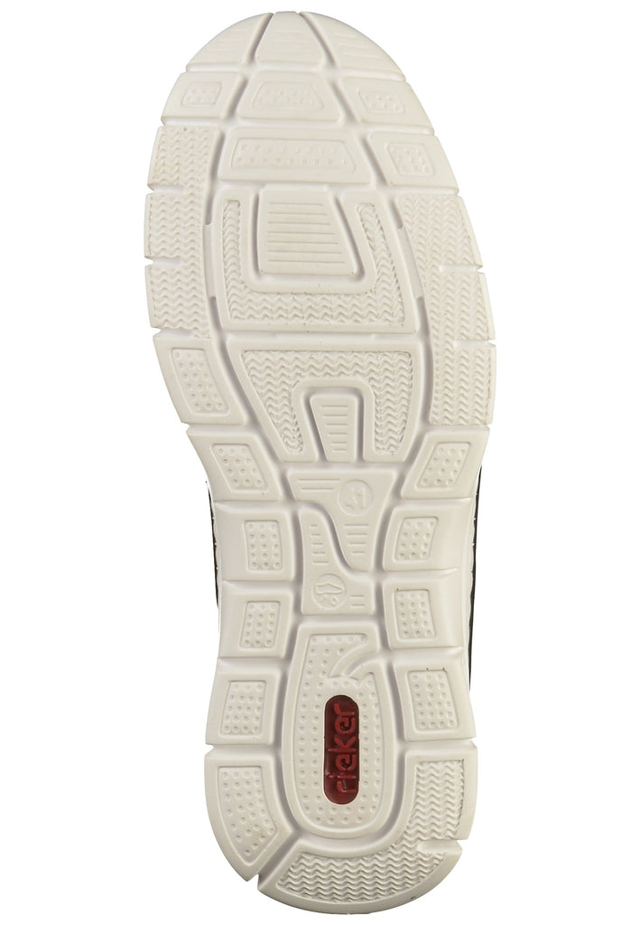 Rieker Sneaker Lederimitat/Textil Schwarz