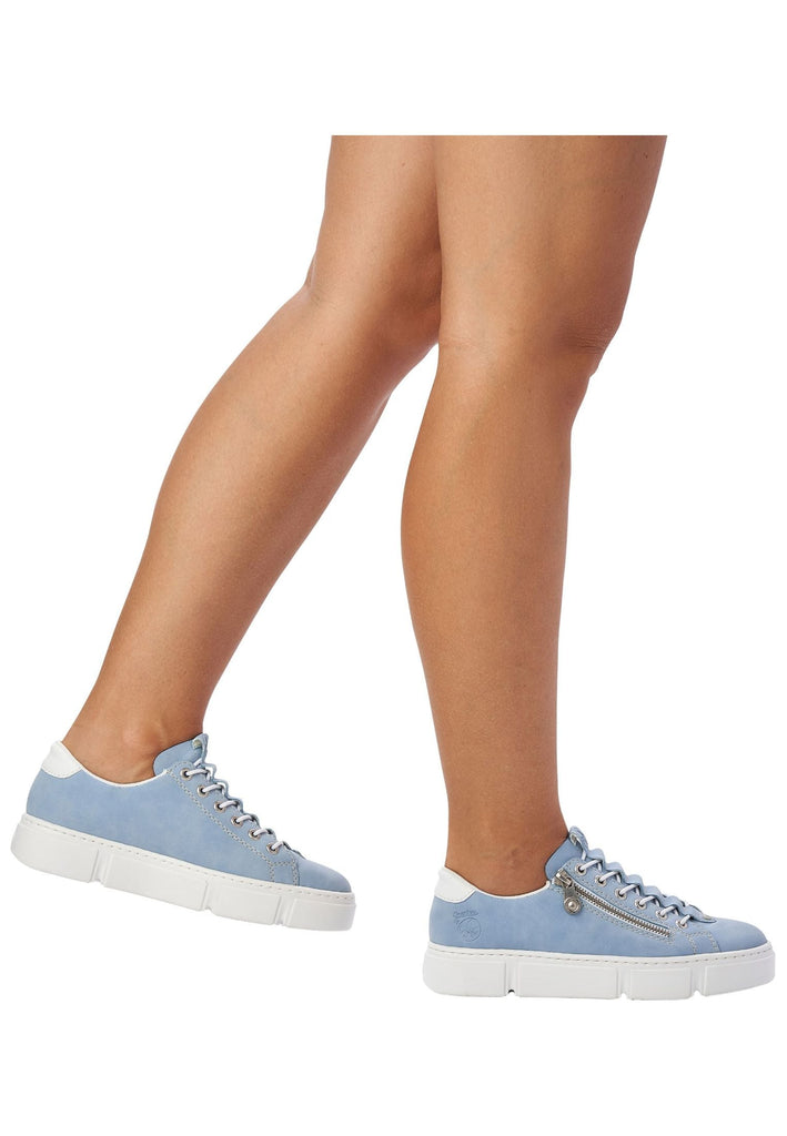 Rieker Sneaker Lederimitat Weiß