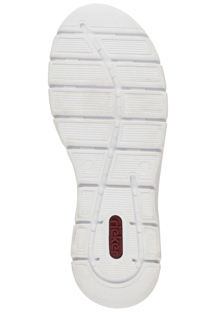 Rieker Sneaker Lederimitat Weiß