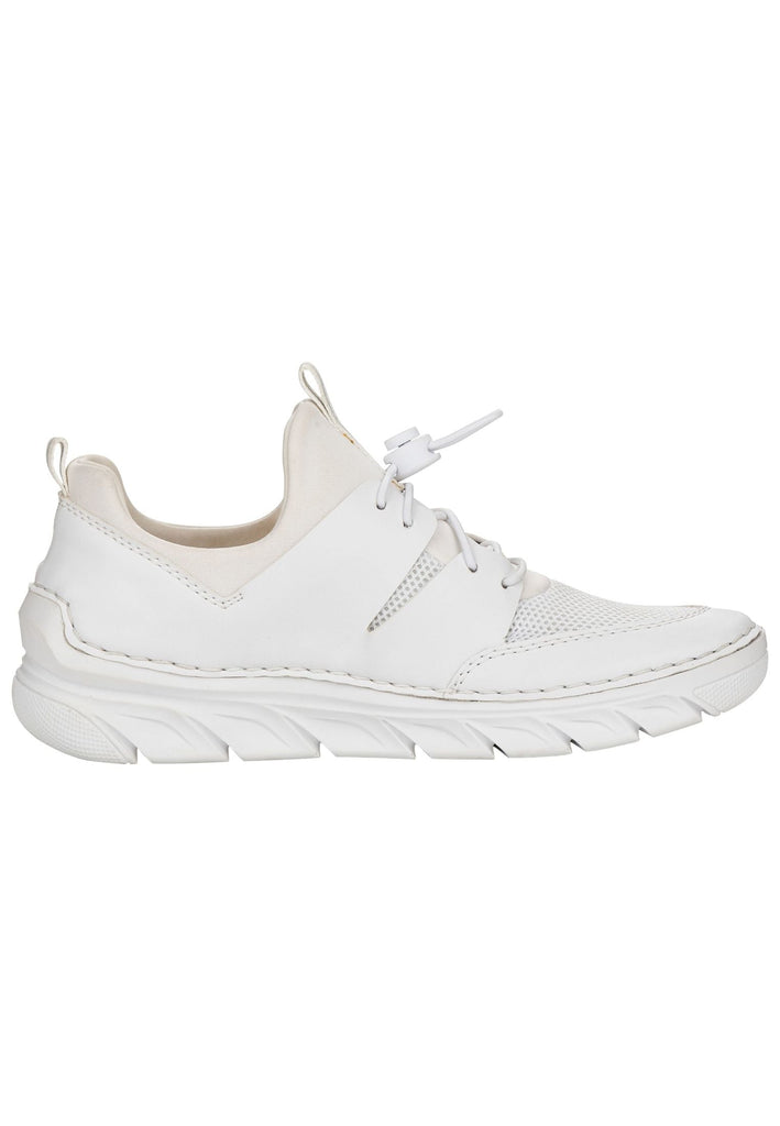 Rieker Sneaker Lederimitat Weiß