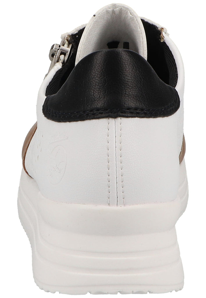 Rieker Sneaker Lederimitat Weiß