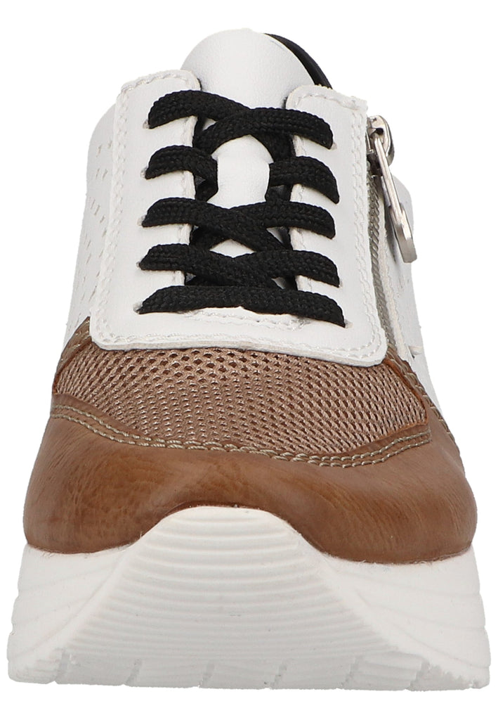 Rieker Sneaker Lederimitat Weiß