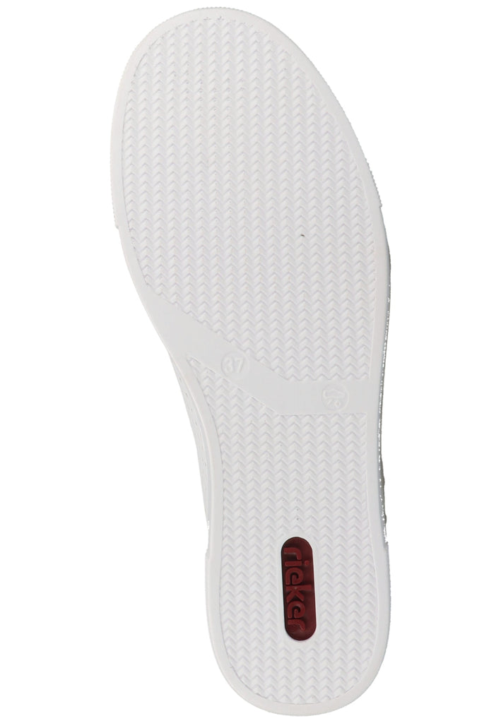 Rieker Sneaker Lederimitat Weiß
