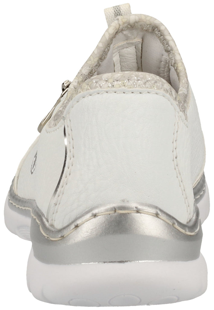 Rieker Sneaker Lederimitat Weiß