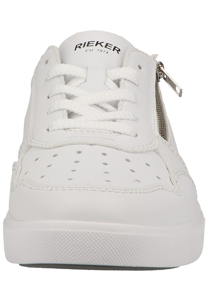 Rieker Sneaker Lederimitat Weiß/Schwarz