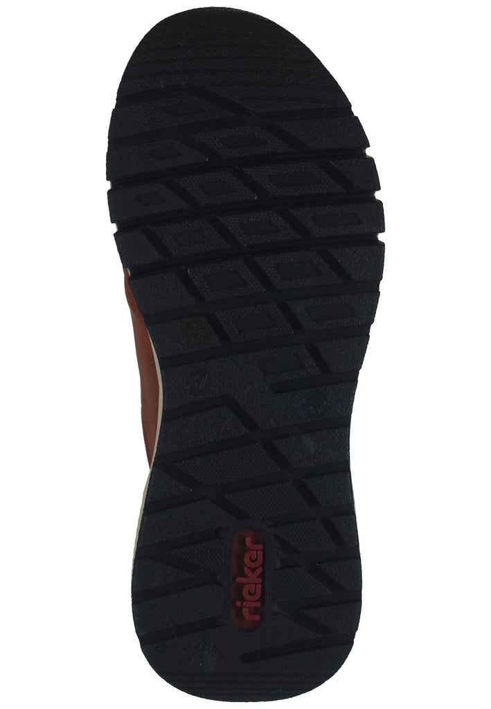 Rieker Sneaker Lederimitat Zimt