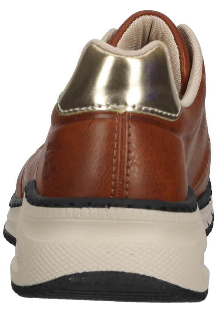 Rieker Sneaker Lederimitat Zimt