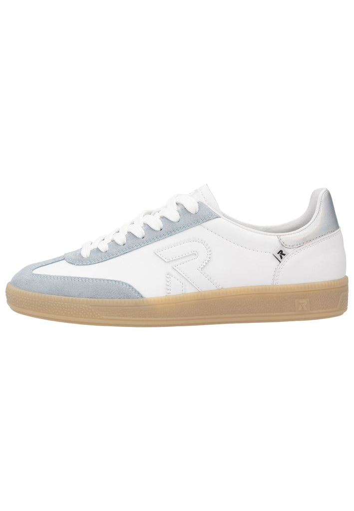 Sneaker Rieker Sneaker Glattleder Blau/Weiß