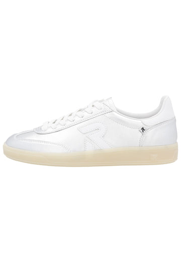 Sneaker Rieker Sneaker Glattleder Silber/Weiß