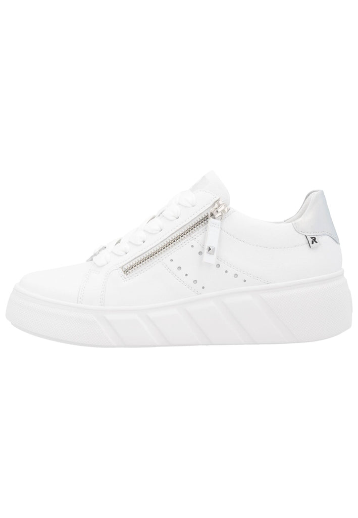 Sneaker Rieker Sneaker Glattleder Weiß
