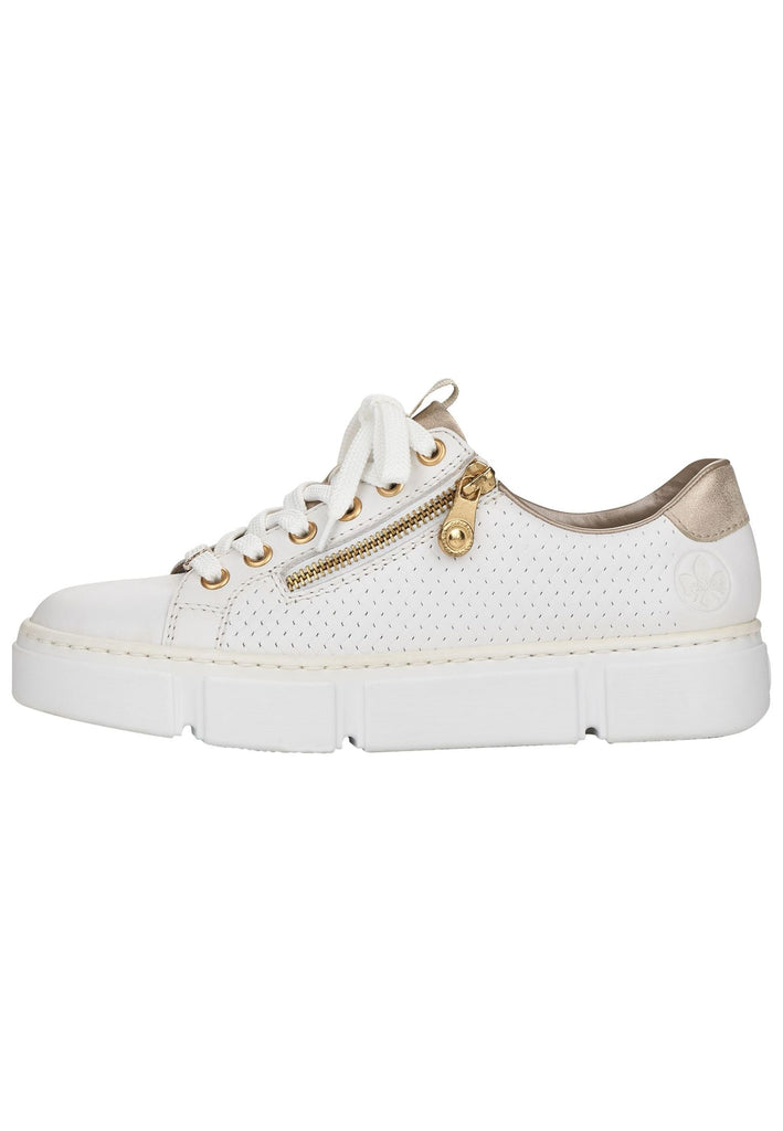 Sneaker Rieker Sneaker Leder/Synthetik Weiß