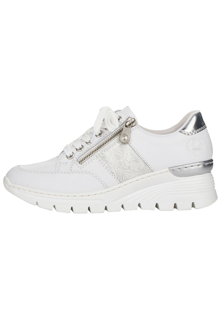 Sneaker Rieker Sneaker Leder/Synthetik Weiß