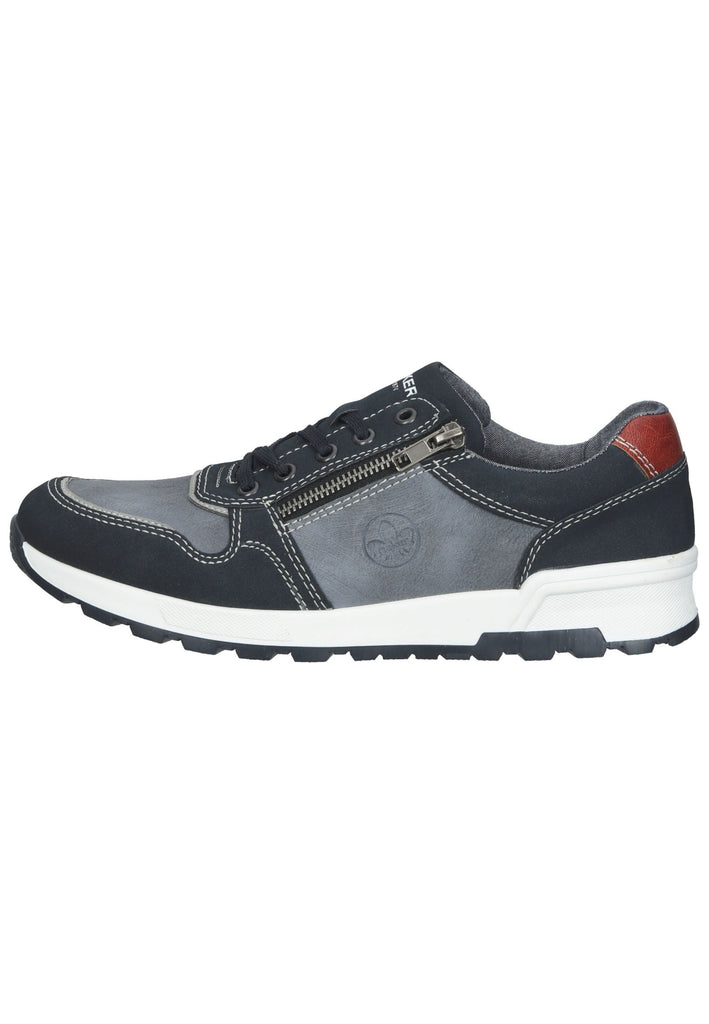 Sneaker Rieker Sneaker Lederimitat Blau/Braun