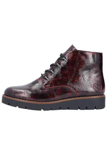Sneaker Rieker Sneaker Lederimitat Bordeaux