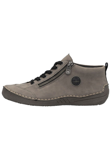 Sneaker Rieker Sneaker Lederimitat Grau