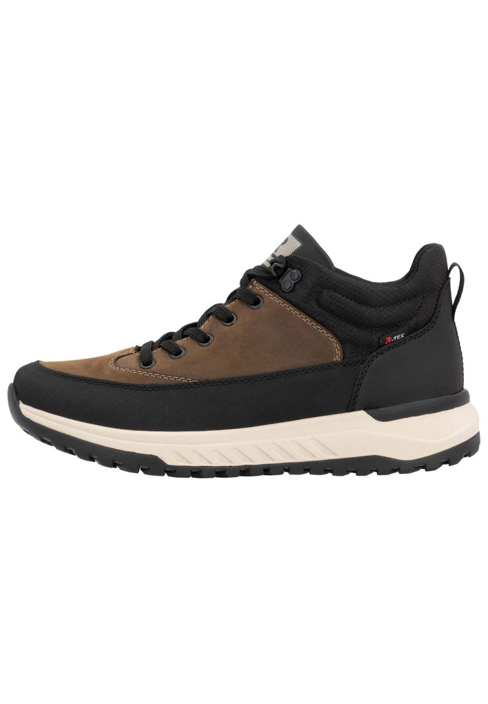 Sneaker Rieker Sneaker Lederimitat Schwarz/Braun