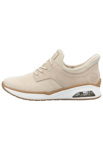 Sneaker Rieker Sneaker Lederimitat/Textil Vanille
