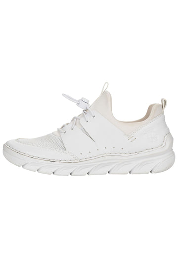 Sneaker Rieker Sneaker Lederimitat Weiß